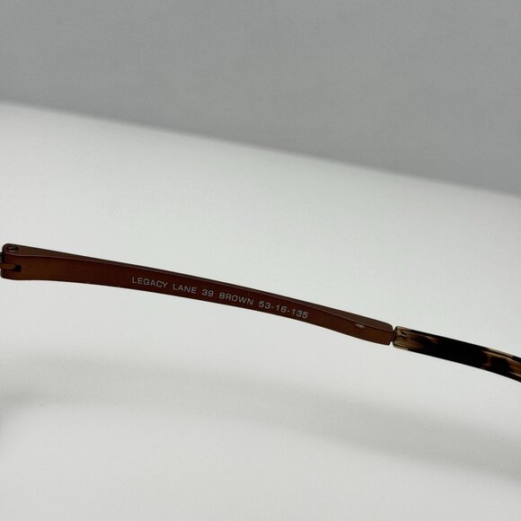 Legacy Lane Brown 39 Eyeglasses Eye Glasses Frames 53-16-135 - Picture 5 of 6